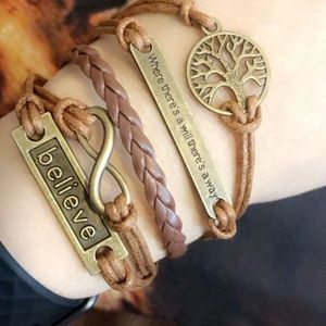 Believe 5 in one bracelet